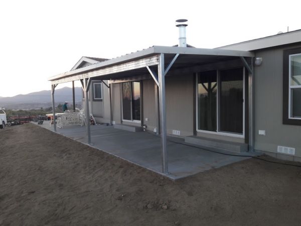 12' x 25' x 9'/8' Patio Style Lean To